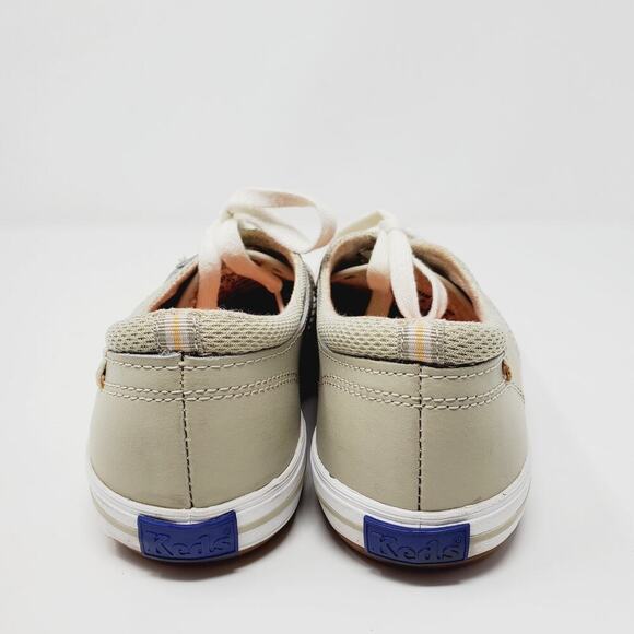 Keds Springy Steps Leather Stone Lace Up Oxford Shoes Size 7 Casual Business - Picture 3 of 10